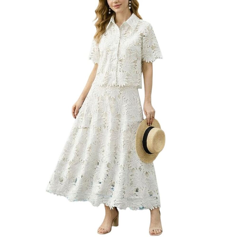 Teodora Womens  2Pc Shirt & Skirt Set